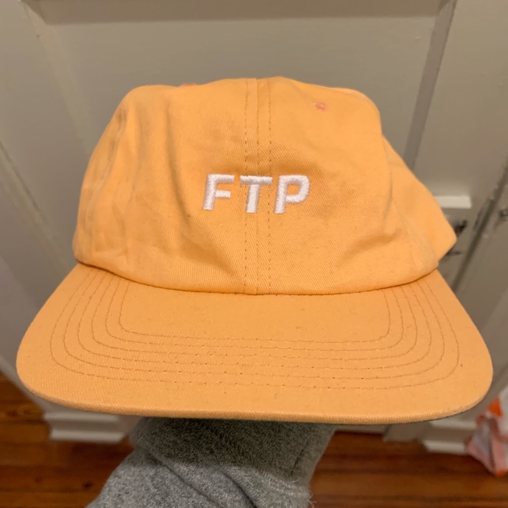 FTP dad hat in orange/yellow